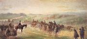 Forbes, Edwin Marching in the Rain After Gettysburg oil painting reproduction